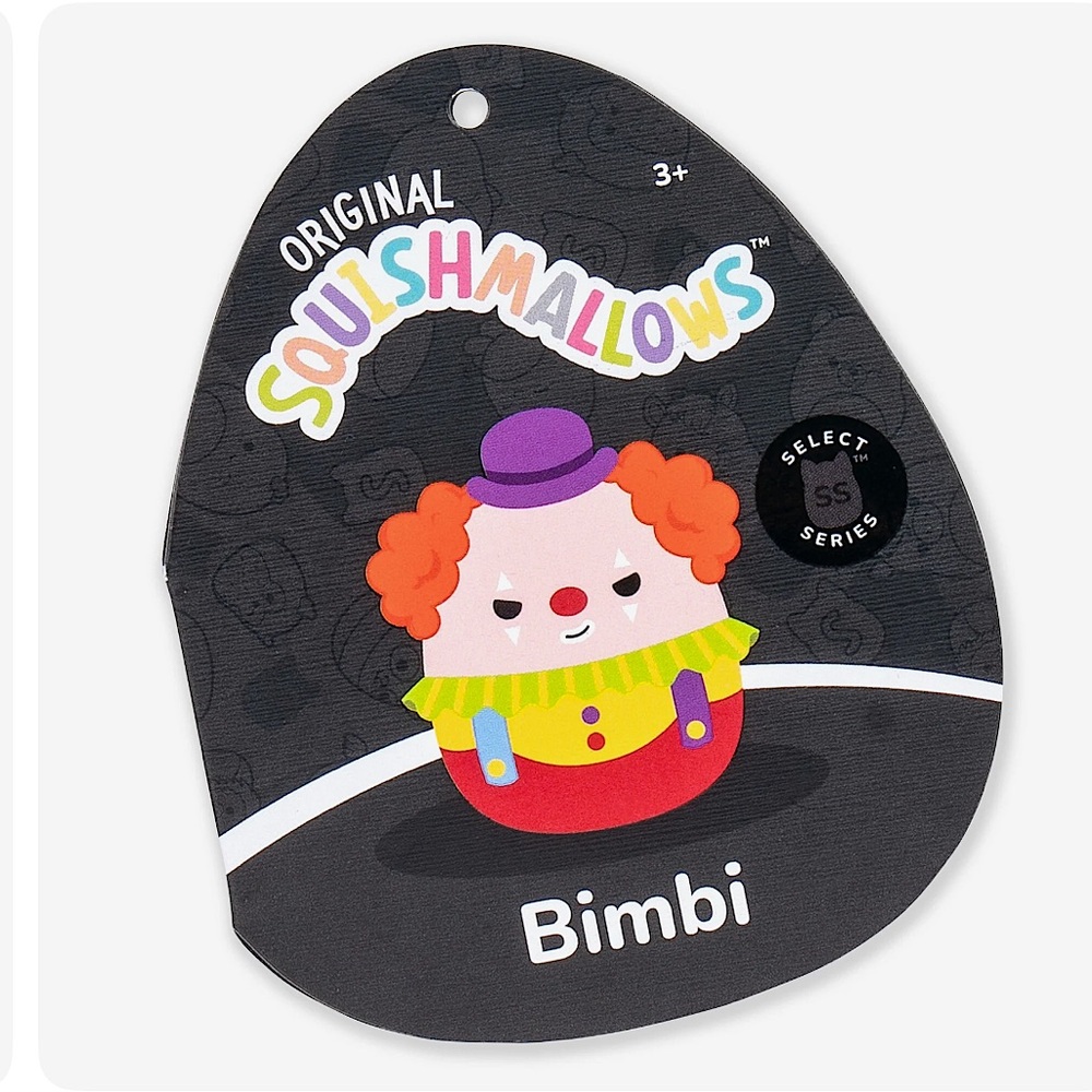 Squishmallow Select Series - Bimbi the Clown BNWT 8” - Picture 6 of 8